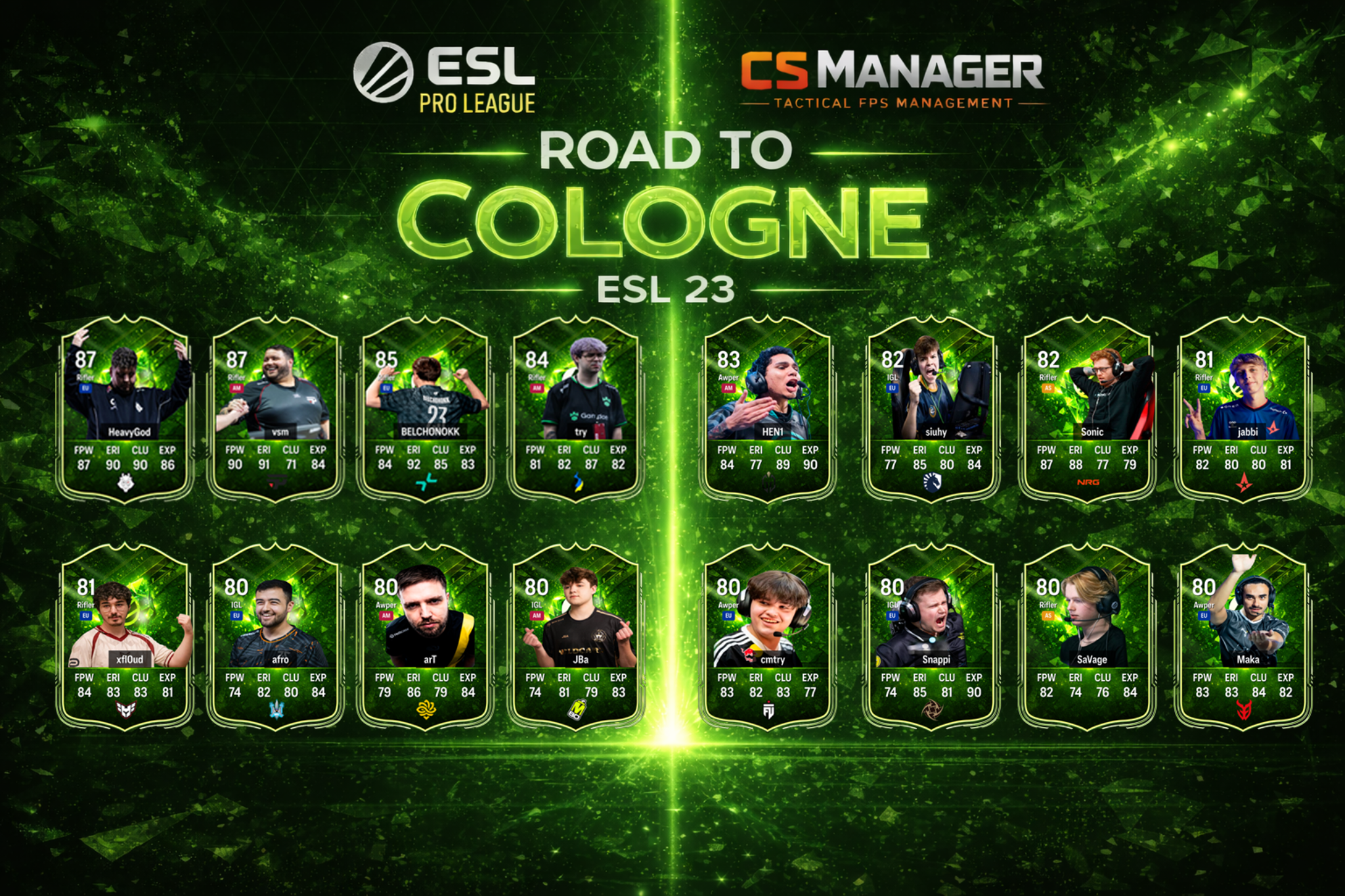 ESL 23 — Road to Cologne — CS Manager